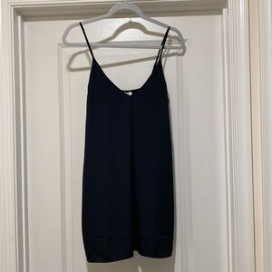 TOBI black dress front pleat size small